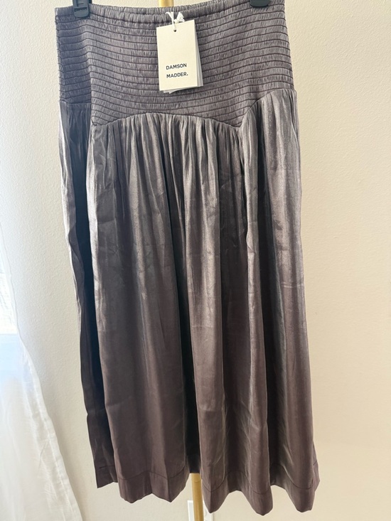 Damson Madder Dresses & Skirts - DAMSON MADDER Layla shirred midi skirt